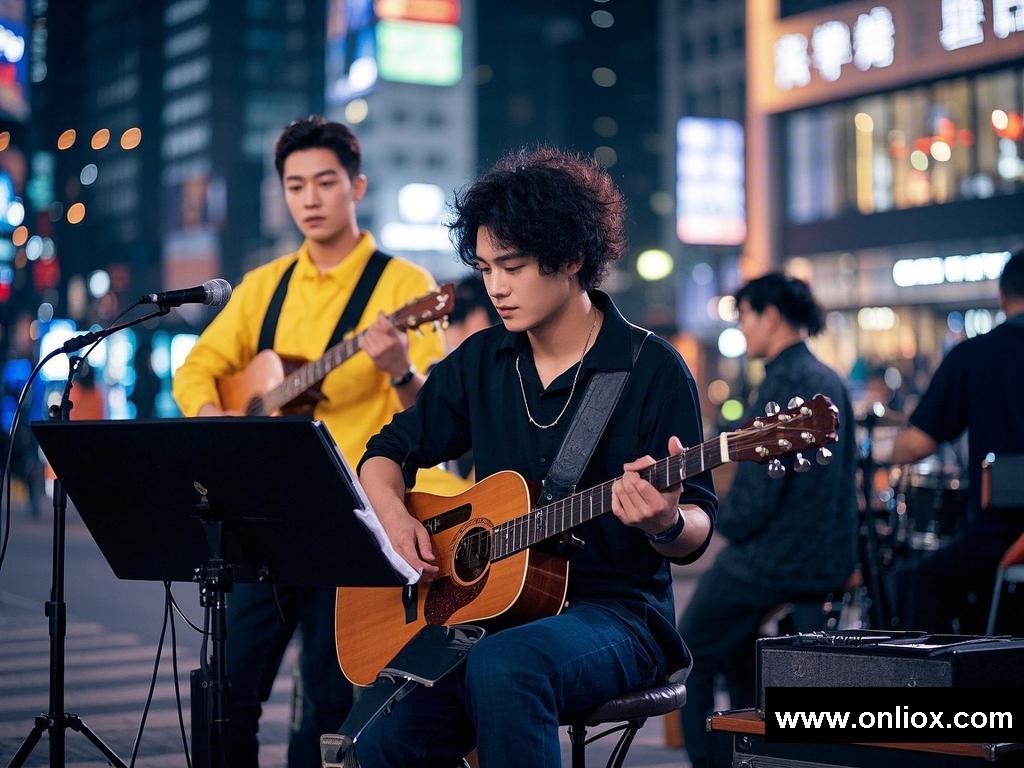 音乐交织的浪漫恋曲