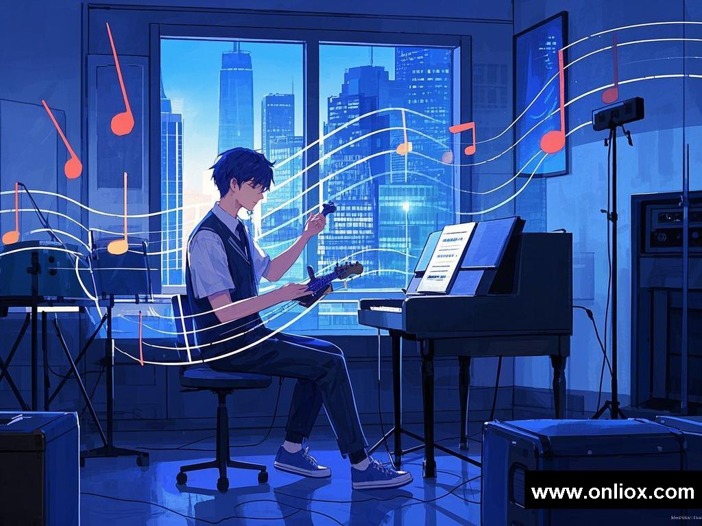 音乐交织的浪漫旋律
