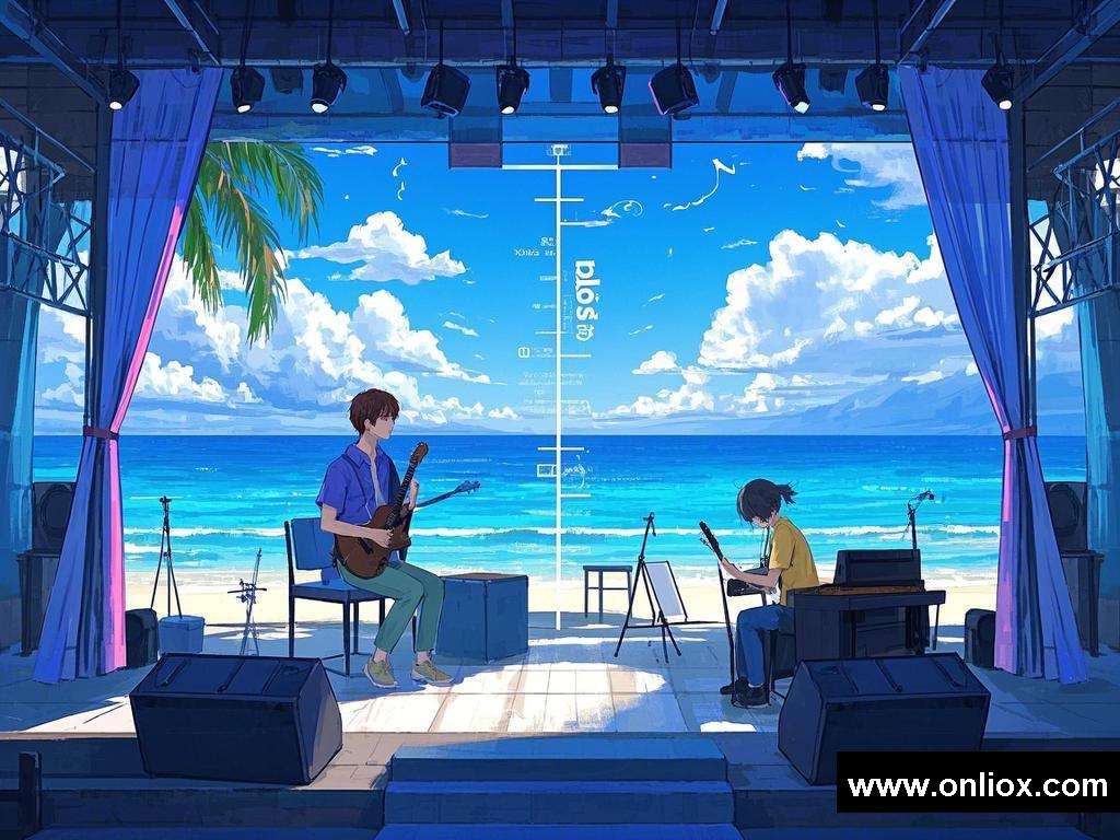 舞台与海边的别样故事