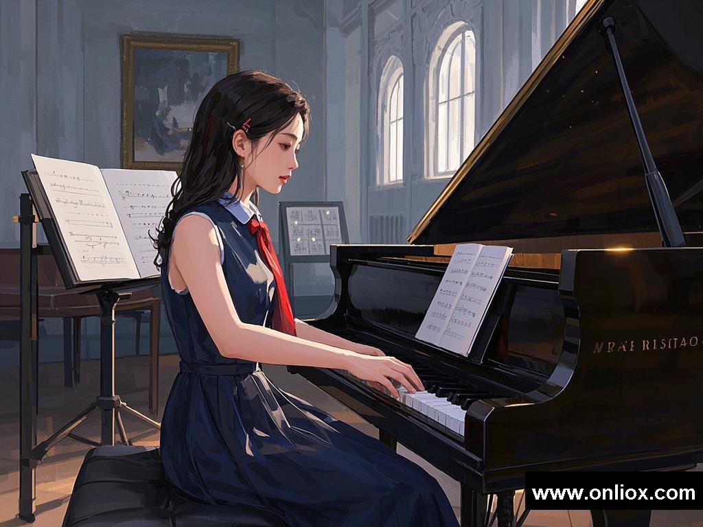 音乐交织的浪漫恋曲