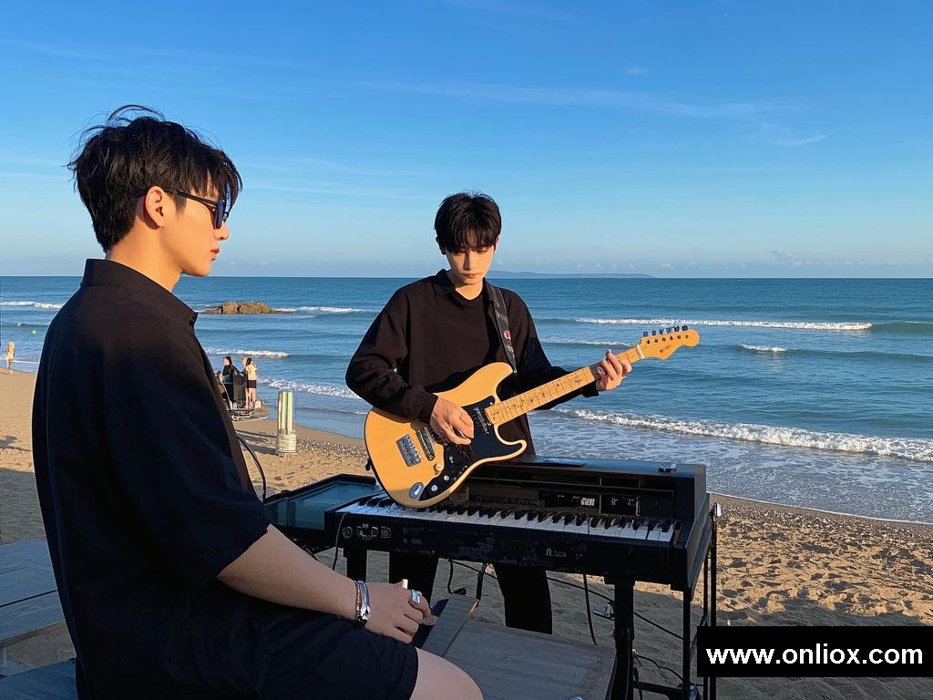 海边音乐节的心动旋律