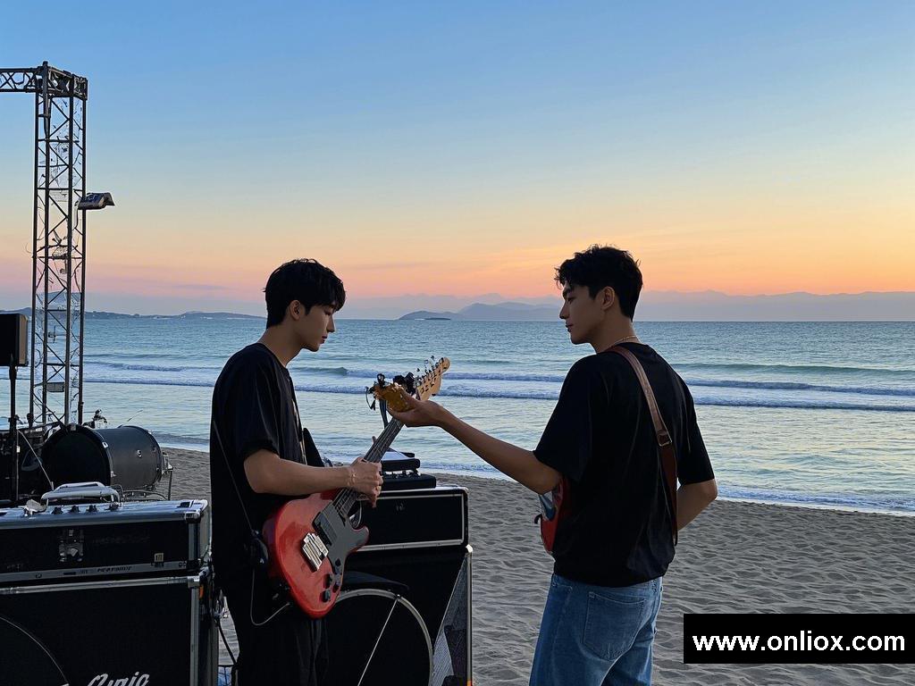 海边音乐节的心动旋律