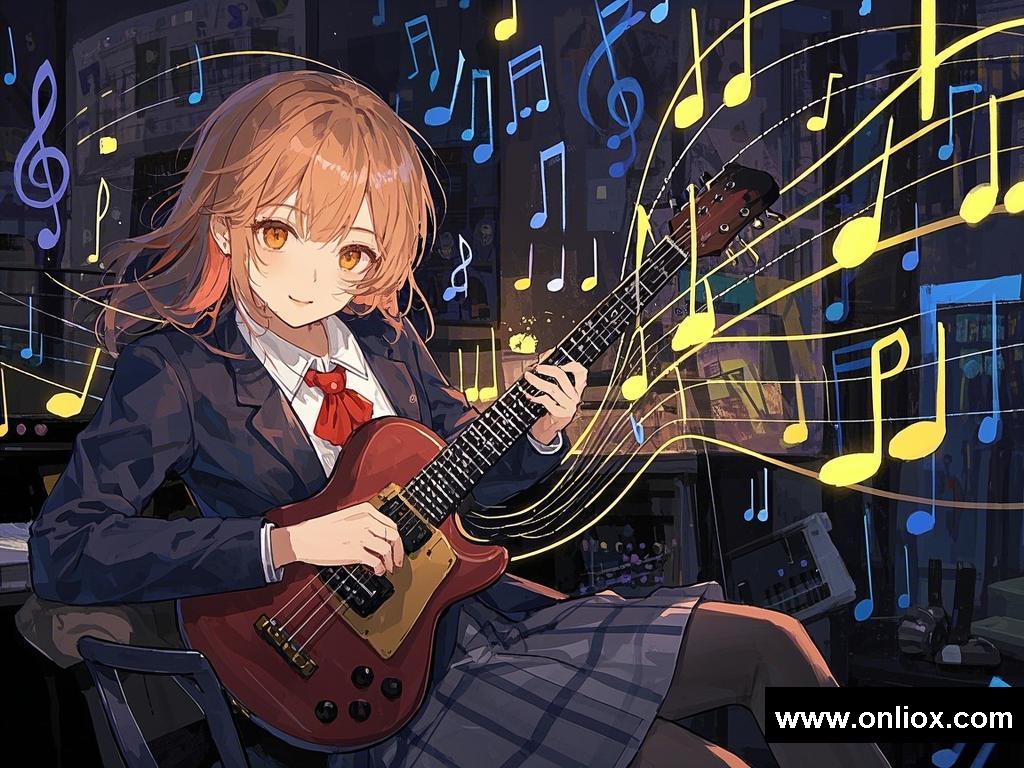 音符交织的心动恋曲