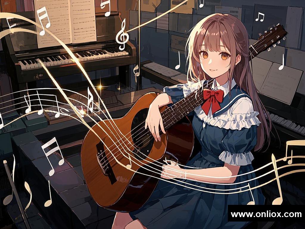 音符交织的心动恋曲