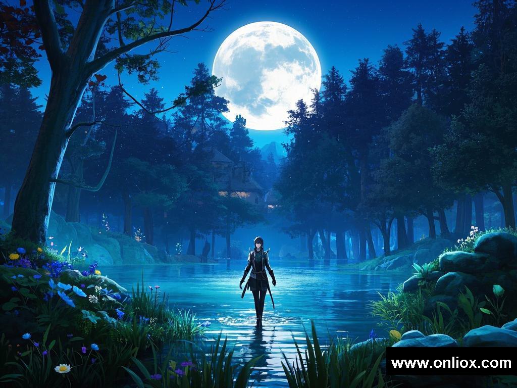 惊！奇幻世界中月光下的神秘爱恋与冒险